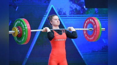 Изрображение 'Юная тяжелоатлетка Узбекистана Джамила Панфилова стала бронзовым призером ЧМ'