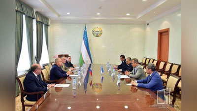 'Rossiya Federasiyasi Federal Majlisi Federasiya Kengashi delegasiyasi bilan uchrashuv'ning rasmi