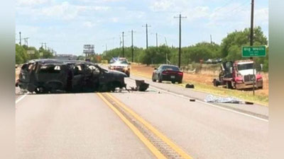 'AQShda muhojirlar mingan avtomobil halokatga uchradi'ning rasmi