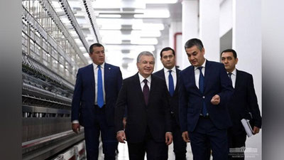 Изрображение 'Президент Узбекистана посещает сегодня Ферганскую область'