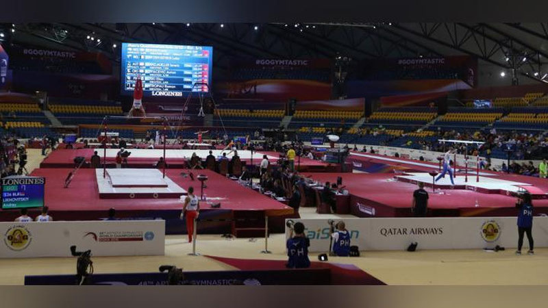 'Бугун Дохада спорт гимнастикаси бўйича Жаҳон кубоги старт олади'ning rasmi