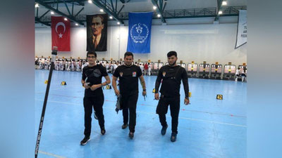 'Kamondan otish. Sportchilarimiz Turkiya ochiq chempionatida ishtirok etmoqdalar'ning rasmi