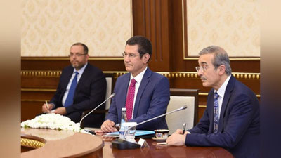 Изрображение 'ПРЕЗИДЕНТ УЗБЕКИСТАНА ПРИНЯЛ МИНИСТРА НАЦИОНАЛЬНОЙ ОБОРОНЫ ТУРЦИИ'