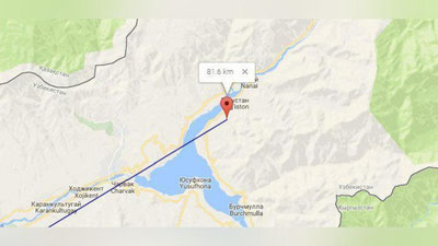 '​Чорвоқ сув омбори яқинида ер кўчкиси содир бўлиши оқибатида бир киши ҳалок бўлди'ning rasmi