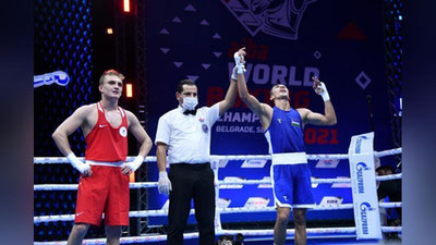 'Boks bo`yicha jahon chempionati: Abdumalik Xalakov medalni naqd qildi (foto)'ning rasmi