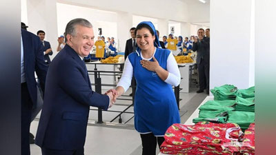 Изрображение 'Президент Узбекистана посетил ряд объектов в Касанском районе Кашкадарьи'
