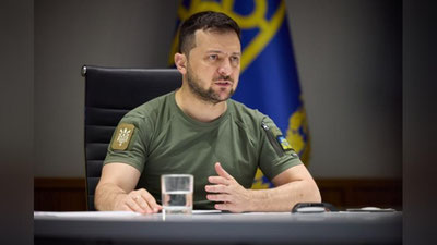 '"Biz Rossiya bilan muloqotga tayyormiz, lekin Putin bilan emas, boshqa prezident bilan..." — Zelenskiy hududlarning tark etilishi haqida'ning rasmi