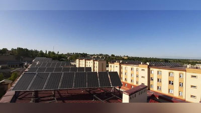 Изрображение 'В Намангане на 4-х домах установили солнечные панели'