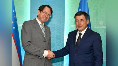 'Владимир Норов Буюк Британия элчиси Тим Торлотни қабул қилди'ning rasmi