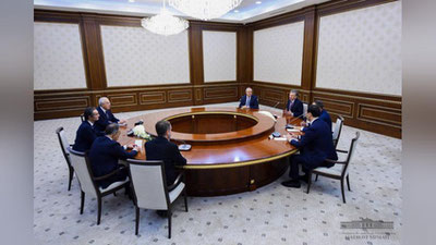 'Shavkat Mirziyoev Italiya delegasiyasini qabul qildi'ning rasmi
