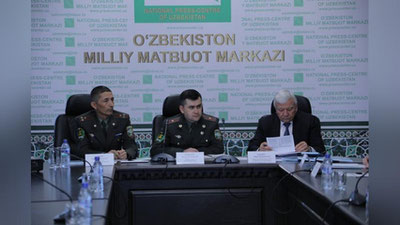 '"Vatanparvarlik oyligi"ga bag`ishlangan farmoyish yuzasidan matbuot anjumani o`tkazildi'ning rasmi