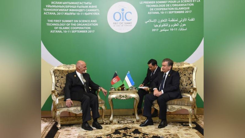 '​ShAVKAT MIRZIYoEV OSTONAGA TAShRIFI ChOG`IDA BIR QATOR UChRAShUVLAR O`TKAZDI'ning rasmi