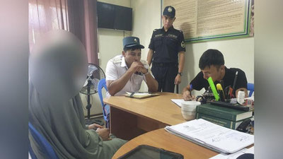 Изрображение 'Сотрудники Нацгвардии в парке в Коканде нашли пропавшую 3 недели назад девушку'