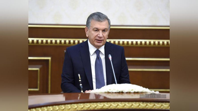 'Shavkat Mirziyoyev AQSh delegasiyasini qabul qildi'ning rasmi