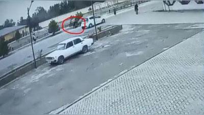 Изрображение 'В Карши водитель "Жигули" сбил 15-летнюю девочку: момент попал на видео'