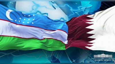 'Prezident Qatar Amirini tabrikladi'ning rasmi
