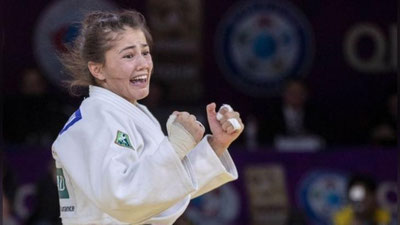 Изрображение 'Диёра Келдиёрова стала двукратной чемпионкой Азии по дзюдо'