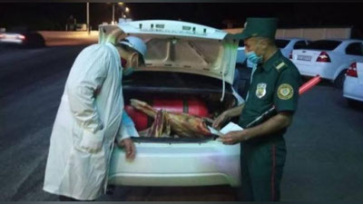 Изрображение 'В Булунгуре остановили две "Нексии" с 187 кг мяса, непригодного к употреблению'