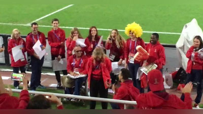 'Ko`ngilli (volontyor) matchdan so`ng sevgilisining qo`lini so`radi (Video)'ning rasmi