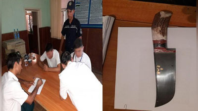 'Toshkentdagi istirohat bog`laridan birida suratkash hamkasbini pichoqlab qo`ydi'ning rasmi