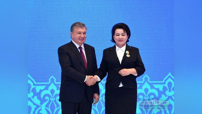 'Ўзбекистонда “Мўътабар аёл” кўкрак нишони таъсис этилди'ning rasmi