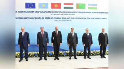 'O`zbekiston Markaziy Osiyo–Evropa Ittifoqi sammitiga mezbonlik qiladi'ning rasmi