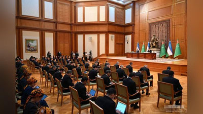 'Turkmanistonda prezidentlar ishtirokida OAV vakillari uchun brifing o`tkazildi'ning rasmi