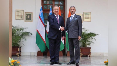 Изрображение 'В Нью-Дели прошла встреча глав МИД Узбекистана и Индии'