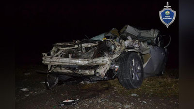 Изрображение 'Без шансов: водитель Epica и его пассажиры погибли после столкновения с КАМАЗом'