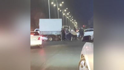 Изрображение 'В Ташкенте произошло столкновение грузовика с автомобилем скорой помощи (видео)'