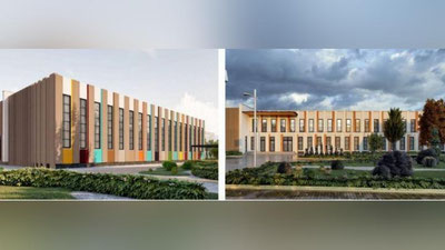 Изрображение 'В Андижане возводится Президентская школа'