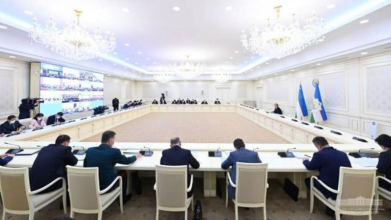Изрображение 'На совещании с главой государства обсуждено увеличение производства продовольственной продукции'