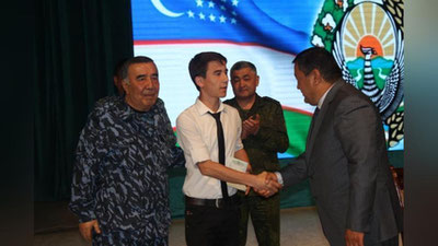 'Генерал-полковник Зокиржон Алматов Бухоро вилоятига борди'ning rasmi