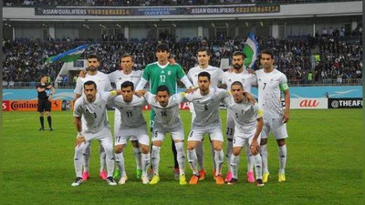 'O`zbekistoning JCh–2018 saralashidagi raqibi Eron termasi Iroq bilan o`ynaydi 'ning rasmi