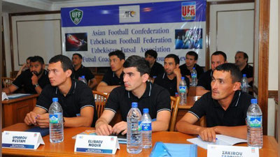 'Qoraqalpog`istonda futzal murabbiylari uchun Level 1 xalqaro o`quv-kurslari o`tkaziladi 'ning rasmi