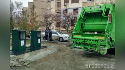 '​Navoiyda er osti chiqindi konteynerlari paydo bo`ldi (Foto)'ning rasmi