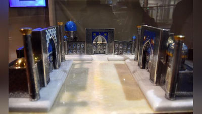 '​BMT BINOSIDA REGISTON MAYDONINING MAKETI O`RNATILDI'ning rasmi