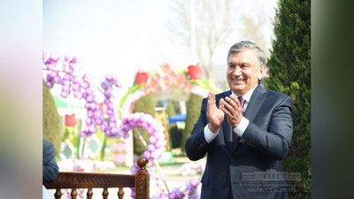 Изрображение 'ПРАЗДНИЧНОЕ ПОЗДРАВЛЕНИЕ ПРЕЗИДЕНТА УЗБЕКИСТАНА'