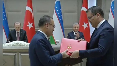 'Ўзбекистон ва Туркия Адлия вазирликлари суд экспертизаси соҳасида ҳамкорлик меморандумини имзолашди'ning rasmi