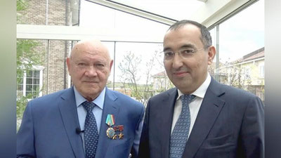 Изрображение 'Летчик-космонавт Владимир Джанибеков отметил 80-летний юбилей'