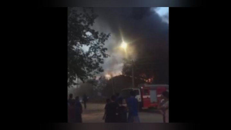 Изрображение 'КРУПНЫЙ ПОЖАР В АЛМАЗАРСКОМ РАЙОНЕ ПОПАЛ НА ВИДЕО'