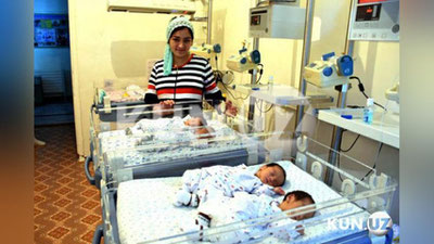 Изрображение 'ЖИТЕЛЬНИЦА АНДИЖАНСКОЙ ОБЛАСТИ РОДИЛА ЧЕТВЕРНЯШЕК'