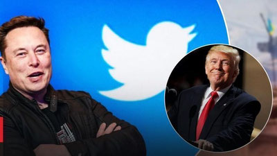 'Ilon Mask Trampning Twitter sahifasini tikladi'ning rasmi