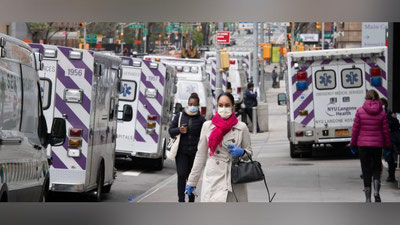 'Koronavirus: AQShda kunlik rekord yangilanib, 99 mingdan ortiq odamning kasallangani aniqlandi'ning rasmi