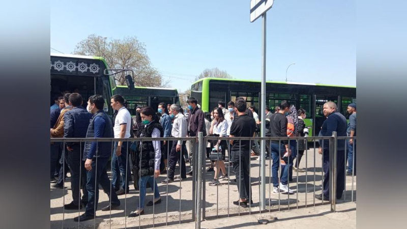 'Sergelida vaqtincha bepul avtobuslar harakati yo`lga qo`yildi'ning rasmi