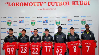 '“Lokomotiv” o`z tarkibiga qo`shib olgan yangi futbolchilarni tanishtirdi 'ning rasmi