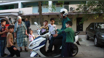 'Тошкентда скутерли патрул хизмати пайдо бўлди 'ning rasmi