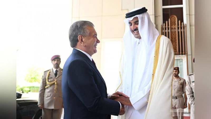 'Qatar Amiri amaliy tashrif bilan O`zbekistonda bo`ladi'ning rasmi