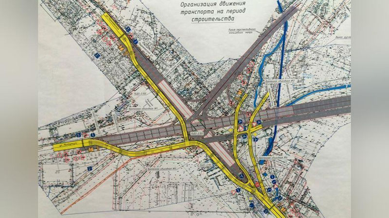 'Poytaxtdagi Temur Malik – Parkent ko`chalari kesishmasida transport harakati qisman cheklandi 'ning rasmi