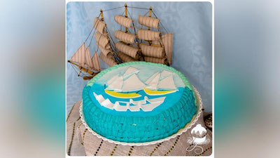 Изрображение 'РЕЦЕПТ ДНЯ: ТОРТ "КОРАБЛЬ"'